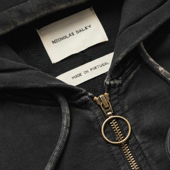 NICHOLAS DALEY Raindrop Zip Hoodie - NWT Size L - Picture 5 of 6